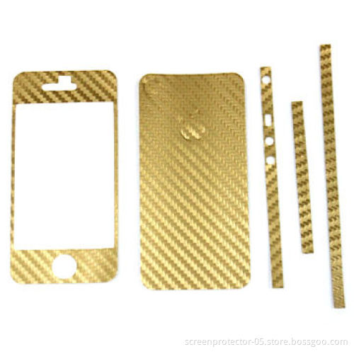 Carbon Fiber Protectors for iPhone 4S and Motorola Droid Razr XT912, Easy to Install